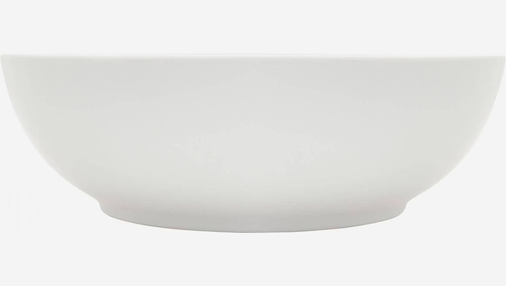 Salatschüssel aus Porzellan - 30 cm - Weiß - Design by Queensberry & Hunt