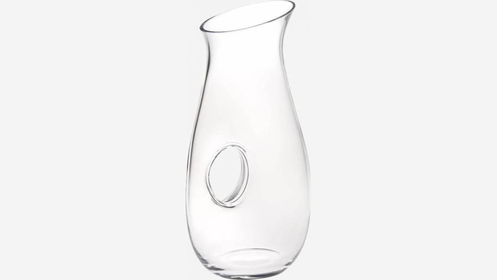 Carafe en verre avec anse