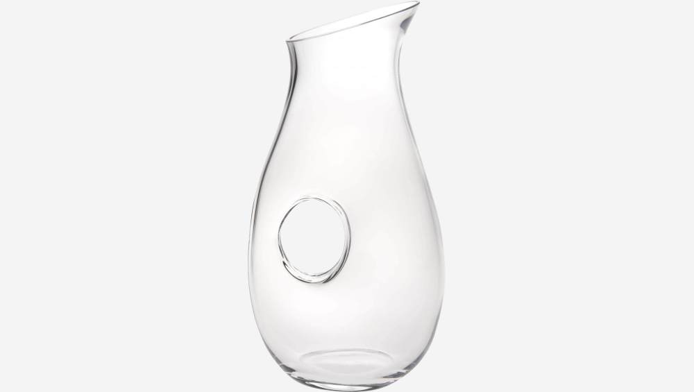 Carafe en verre avec anse