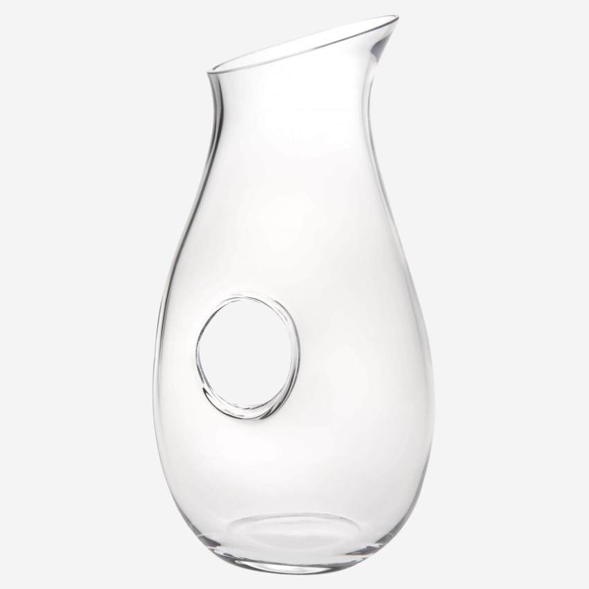 Carafe en verre avec anse