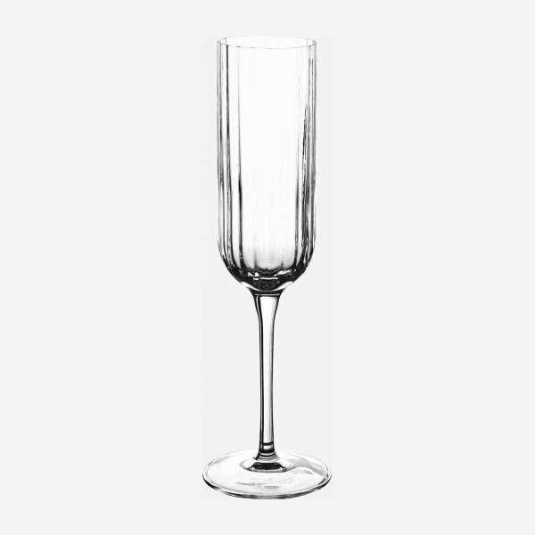 Flauta de champanhe - 23,5 cm - Transparente
