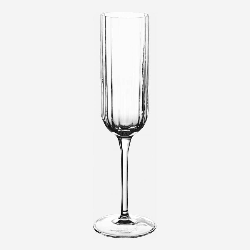Flauta de champanhe - 210ml - Transparente