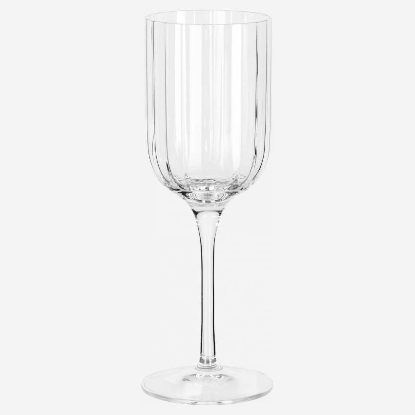 Verre à vin - 400ml - Transparent (Lot de 4)