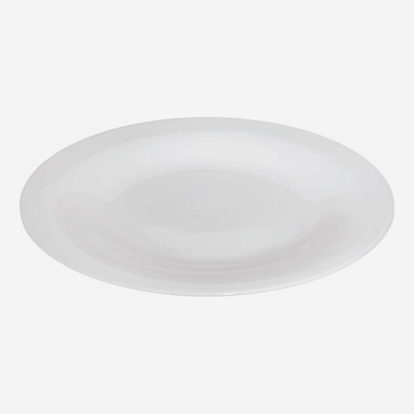 Dessertbord van porselein - 21 cm – Wit 