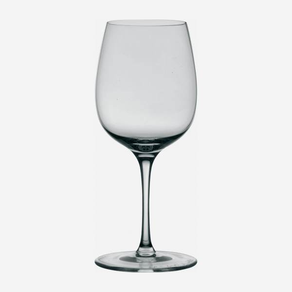 Vienna - Lot de 6 verres à pied en verre - 320 ml – Transparent