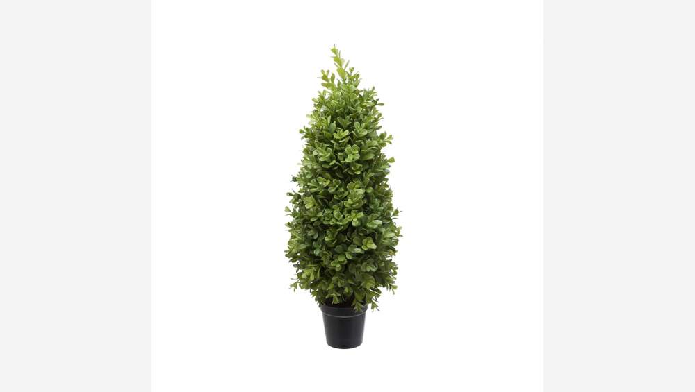 Künstlicher Buchsbaum im Topf, 55cm, grün