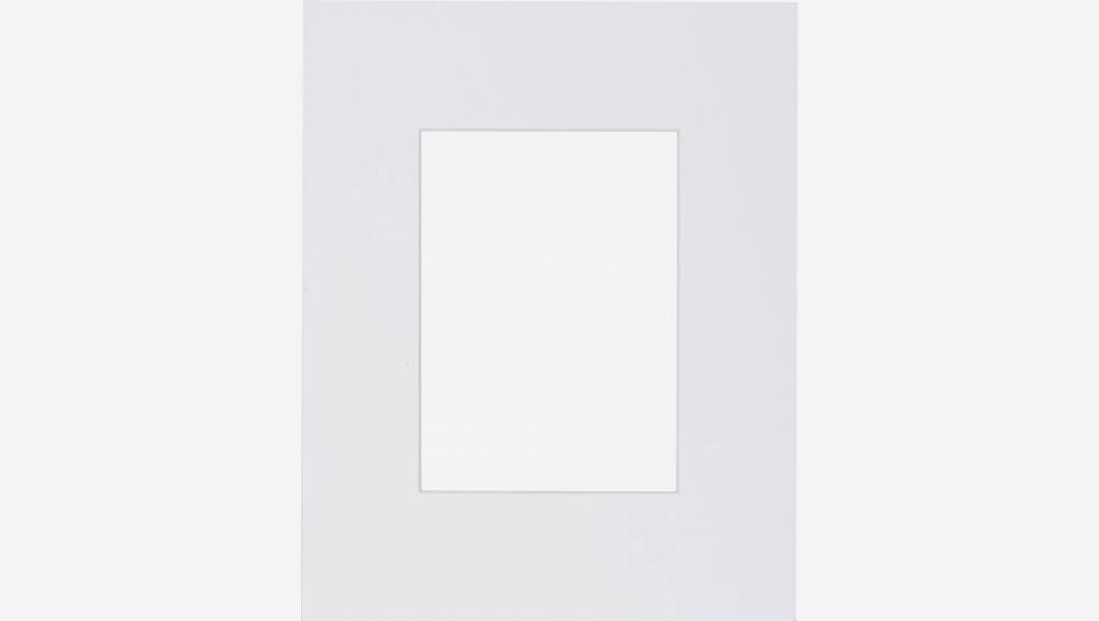 Passe-partout in cartoncino - 24 x 30 cm - Bianco
