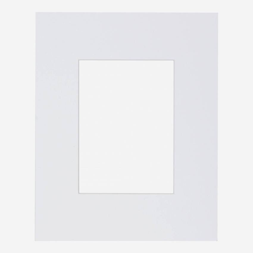 Passe-partout in cartoncino - 24 x 30 cm - Bianco