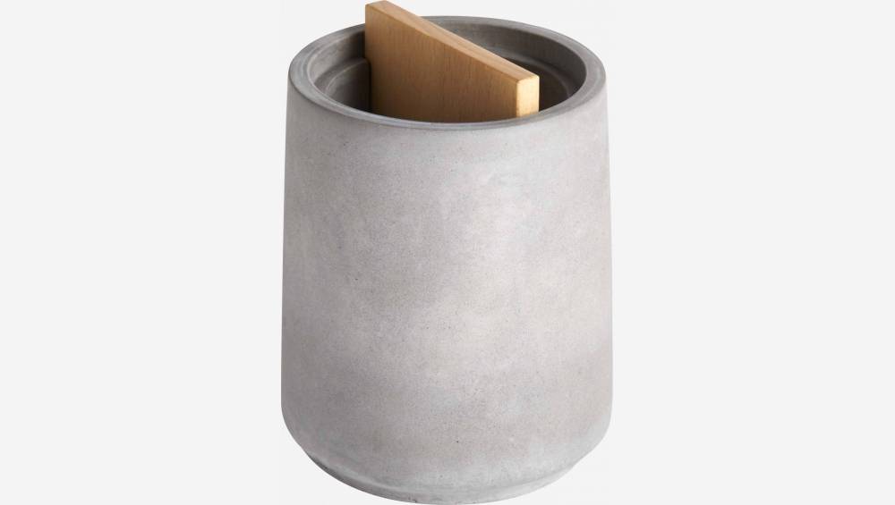 Beker van beton - grijs