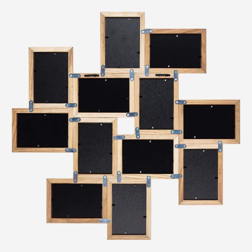 Marco de fotos de madera de roble Natural, A5, A4, A3, 10x15, 13x18, 18x24,  20x25cm