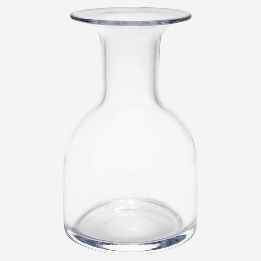 Vase 16,5cm en verre transparent