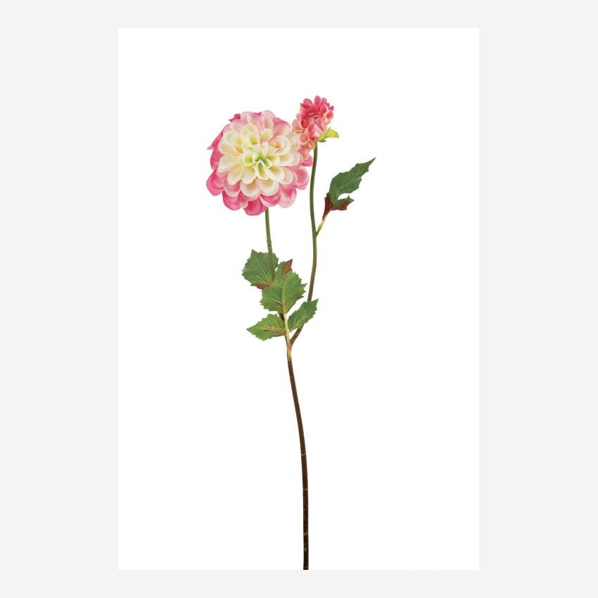 Dahlia artificiel - 48 cm - rose