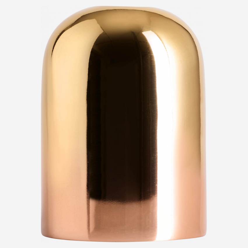 Kerzenhalter aus Metall - 9 cm - Goldfarben
