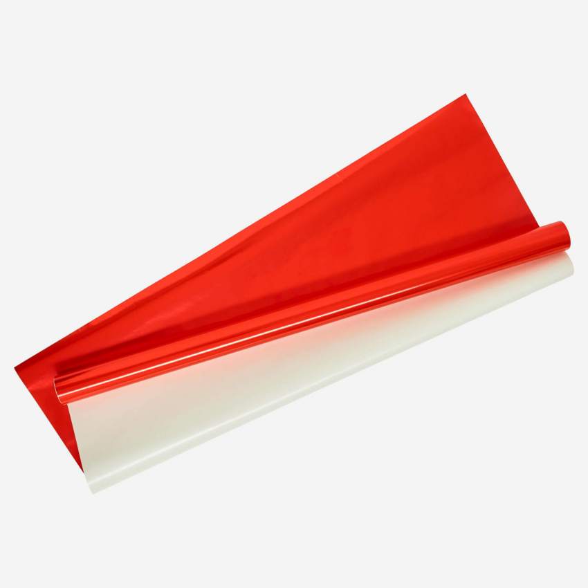 Papier cadeau - Rouge brillant - 2 x 1 m