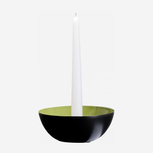 Windlicht aus Metall für Kerze – Grün – 14 cm