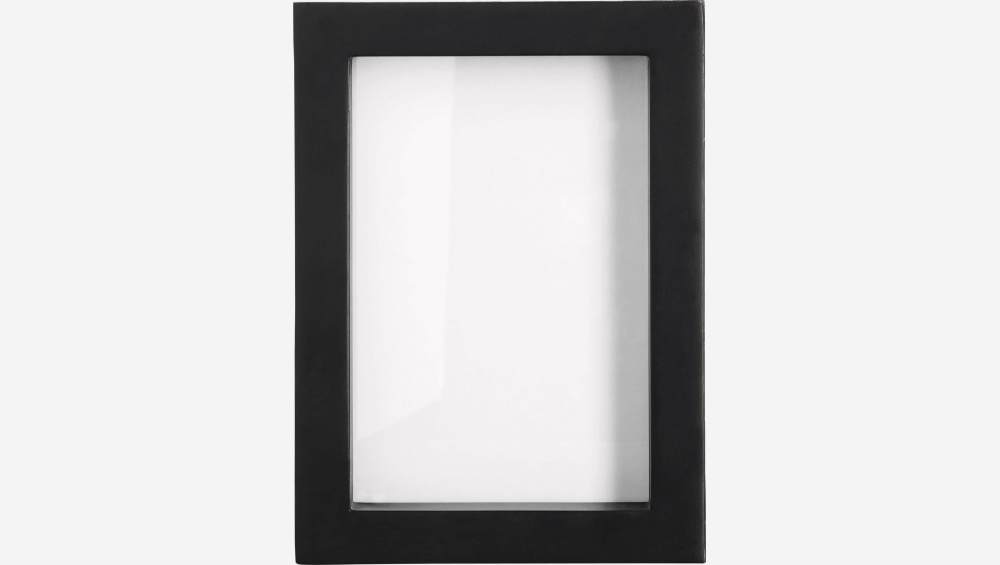 Marco de Madera Trenzada para Fotos de 15 x 10 cm - Negro y Natural