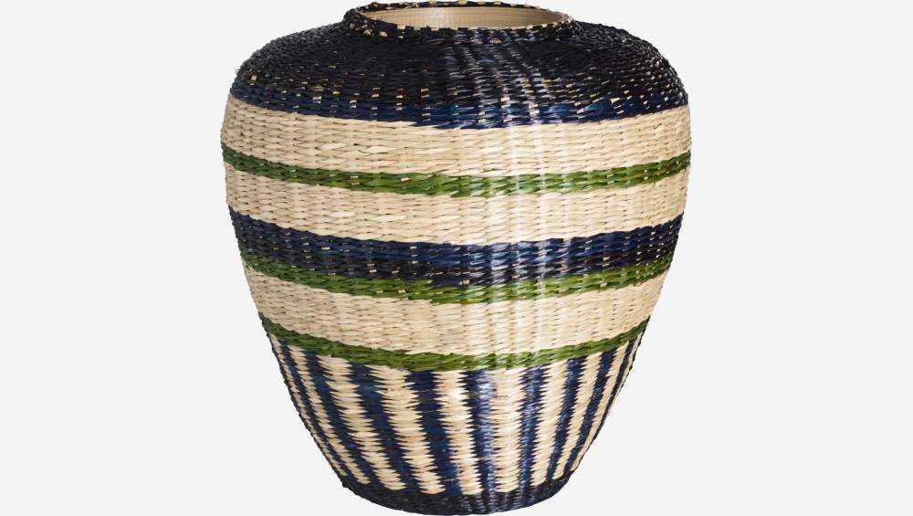 Vase aus Seegras - 31 cm