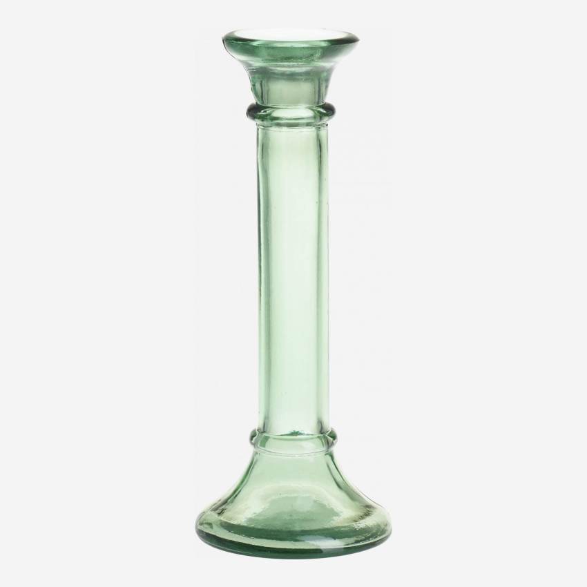 Kerzenhalter aus Recyclingglas - 19 cm