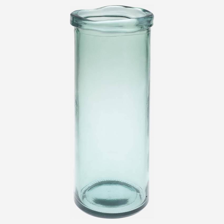Jarro de vidro reciclado - 36 cm