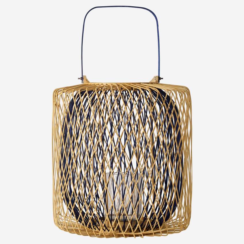 Lanterne en bambou - Bicolore - 15 x 30 cm