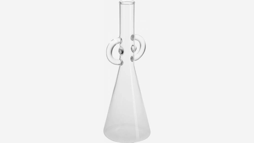 Vaso in vetro - Trasparente - 25 cm