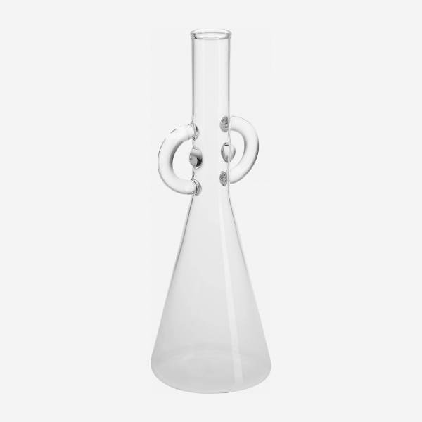 Jarrón de vidrio  - 25 cm - Transparente - Design by Studio Habitat