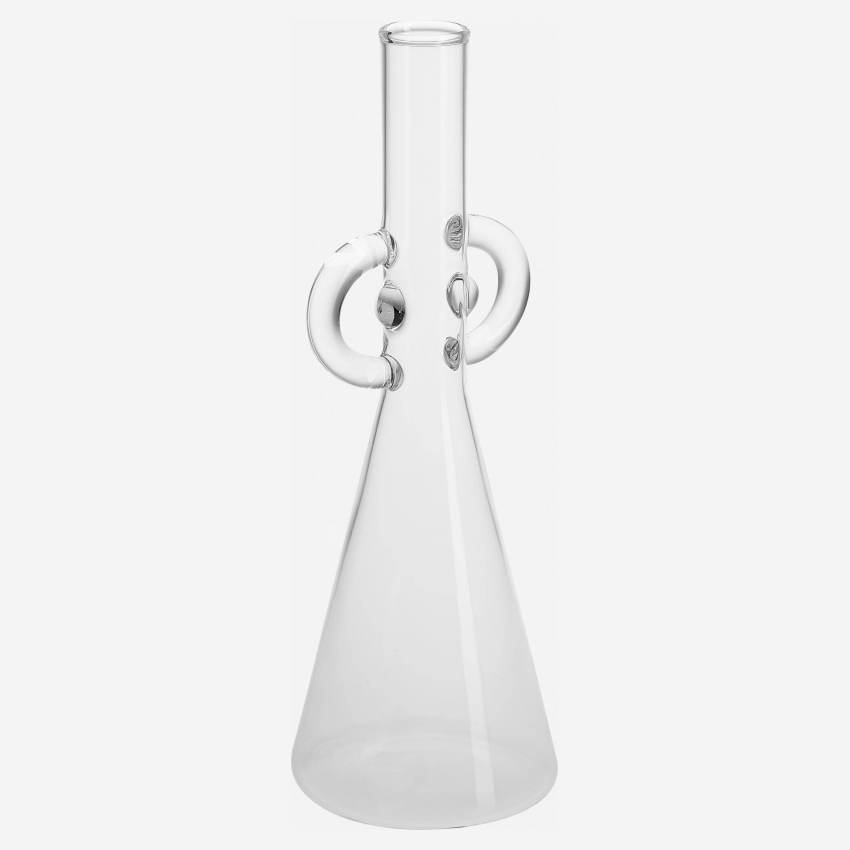 Jarrón de vidrio  - 25 cm - Transparente - Design by Studio Habitat