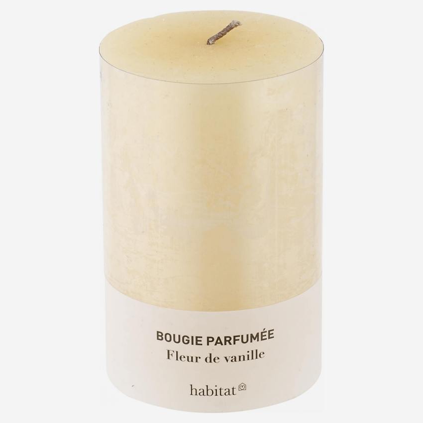 Zylinderförmige Kerze, 11cm, Duft: Fleur de vanille