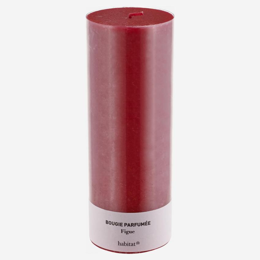 Zylinderförmige Kerze, 19cm, Duft: Feige