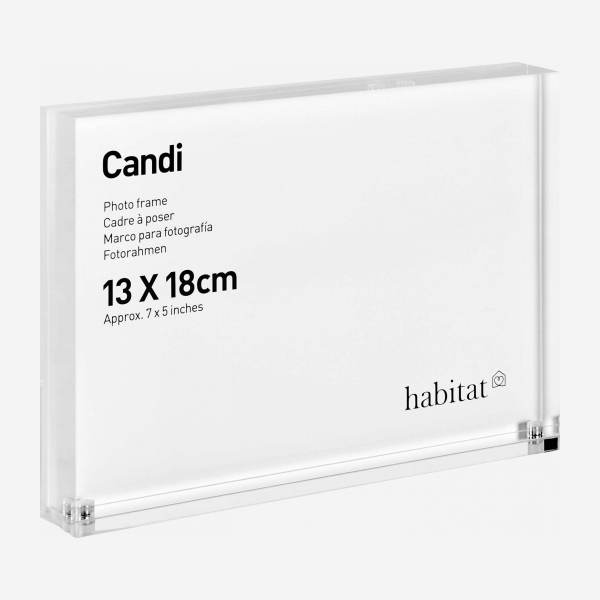 Candi - Cornice portafoto 10x15cm - Trasparente - Habitat