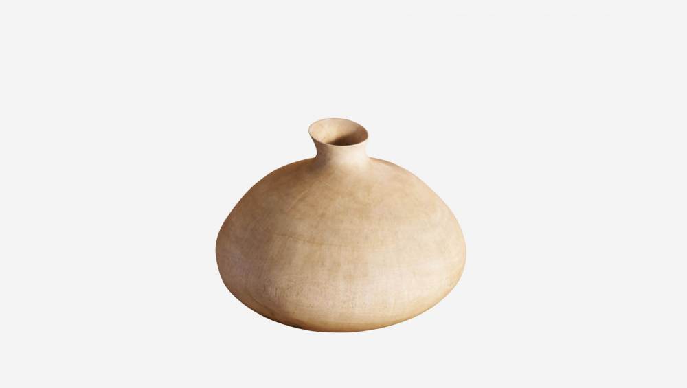 Dekorative Vase, 18cm, aus Holz