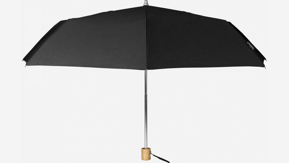 Regenschirm, faltbar, schwarz