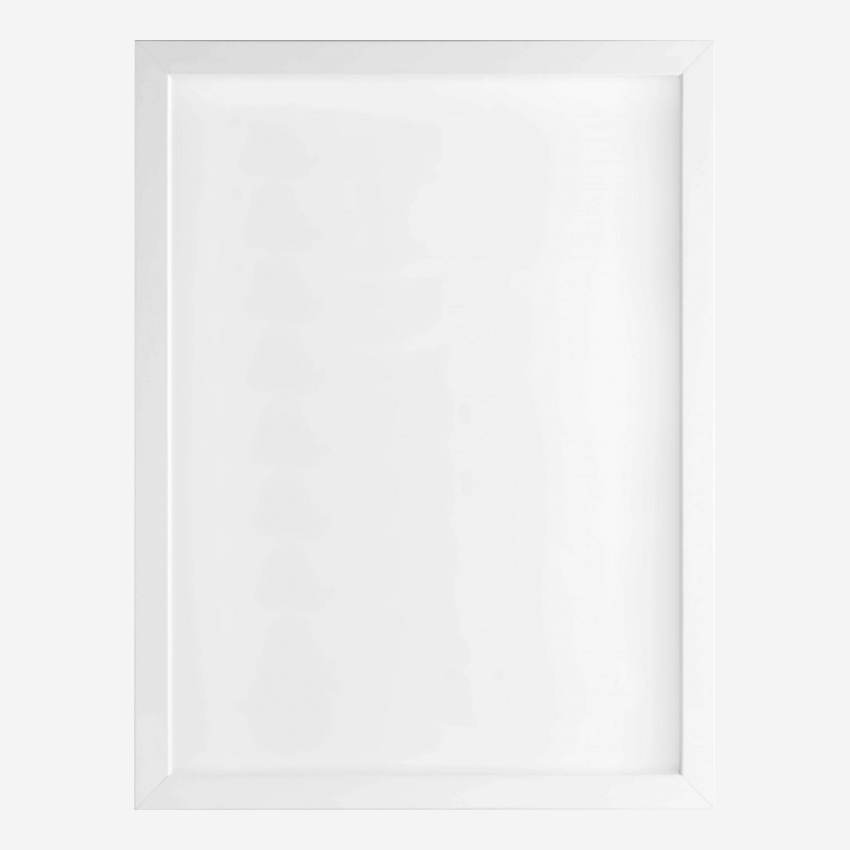 Cornice da parete in legno - 30 x 40 cm - Bianco