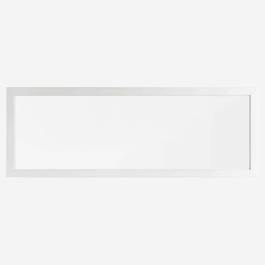 Marco de pared de madera - 19 x 57 cm - Blanco 