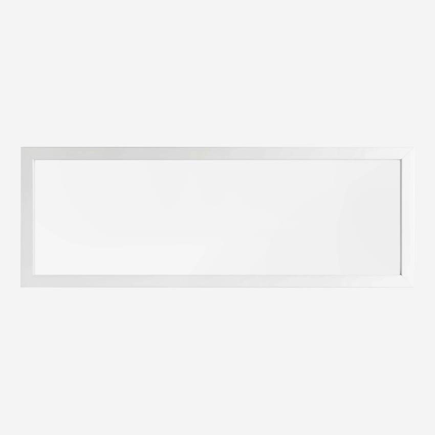 Cornice da parete in legno - 19 x 57 cm - Bianco
