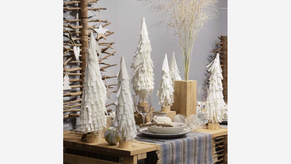 Weihnachtsdekoration - Tannenbaum zum Hinstellen aus Papier - 31 cm