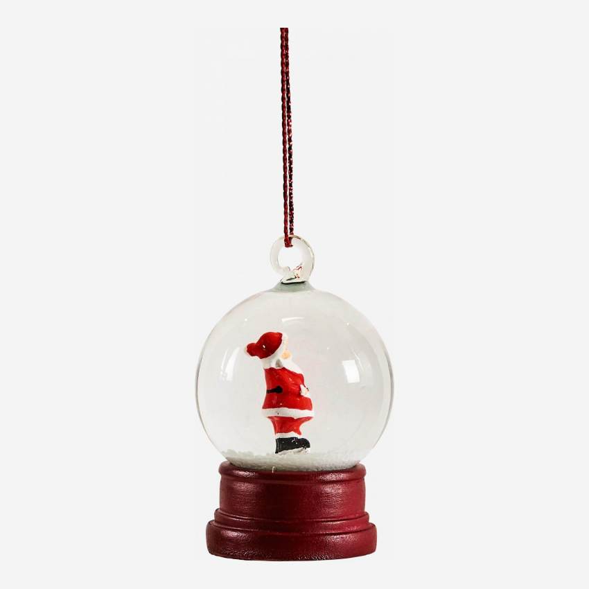 Decoratie mini-sneeuwbal “Kerstman”