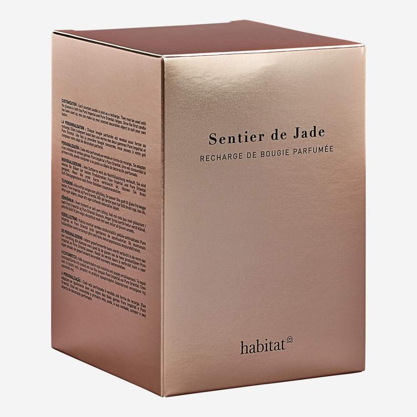 Recarga vela grande perfume Jade 600 g