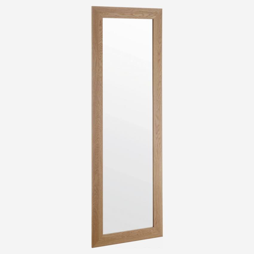 Spiegel met houten poot - 150 x 53 cm