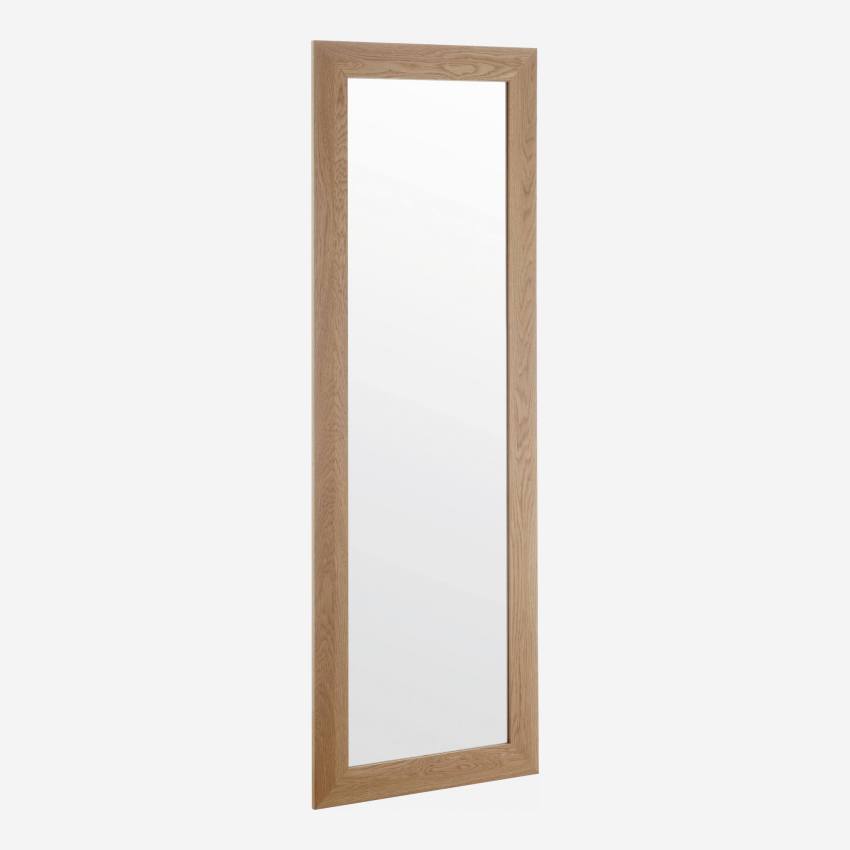 Specchio di legno con piedini 150 x 53 cm