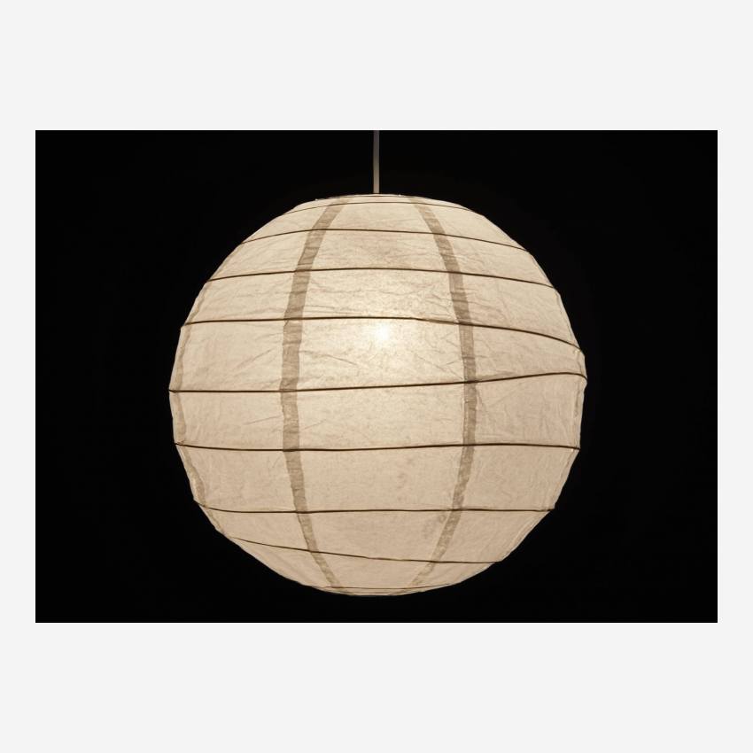 Pantalla de lámpara de techo redonda de papel blanco, diámetro 40cm