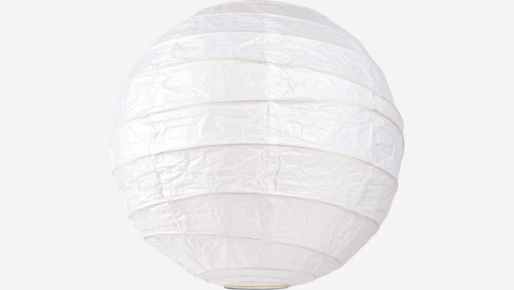 Pantalla de lámpara de techo redonda de papel blanco, diámetro 40cm