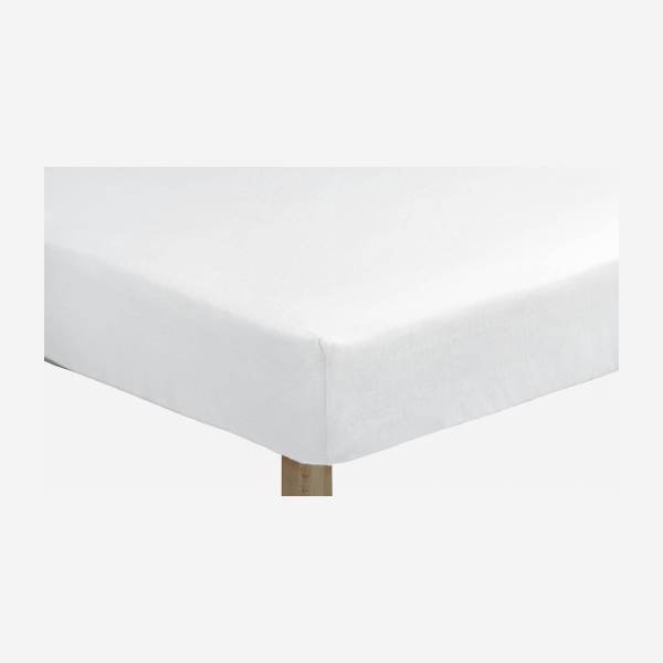 Protège matelas en coton gratté - 180 x 200 cm