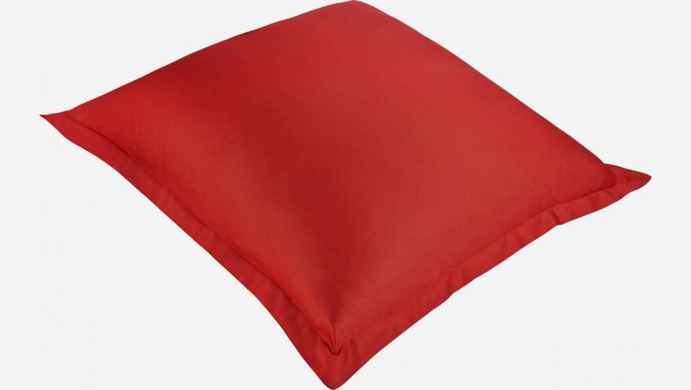 Federa in cotone - 80 x 80 cm - Rosso