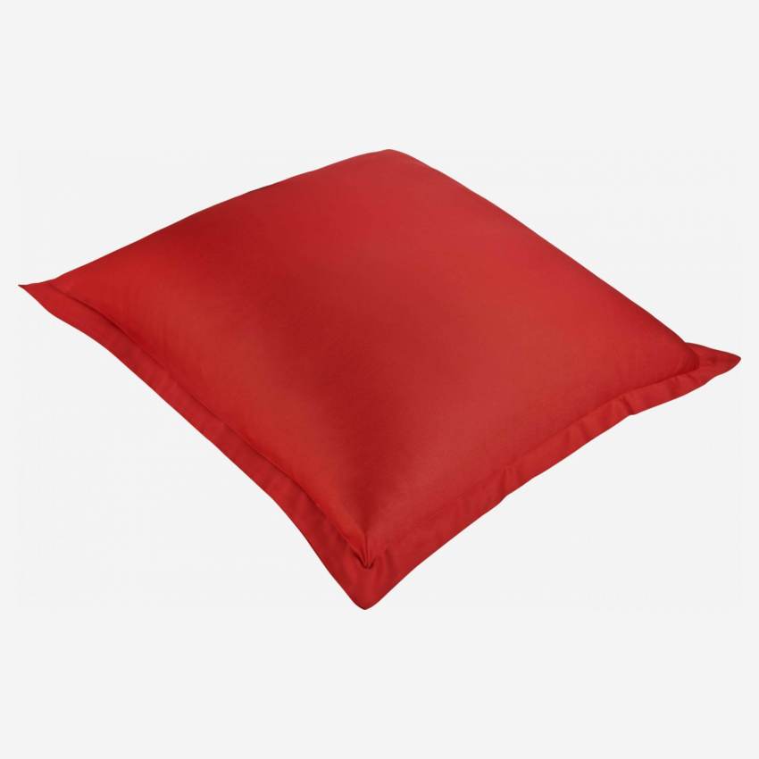 Funda de almohada 80x80cm roja 