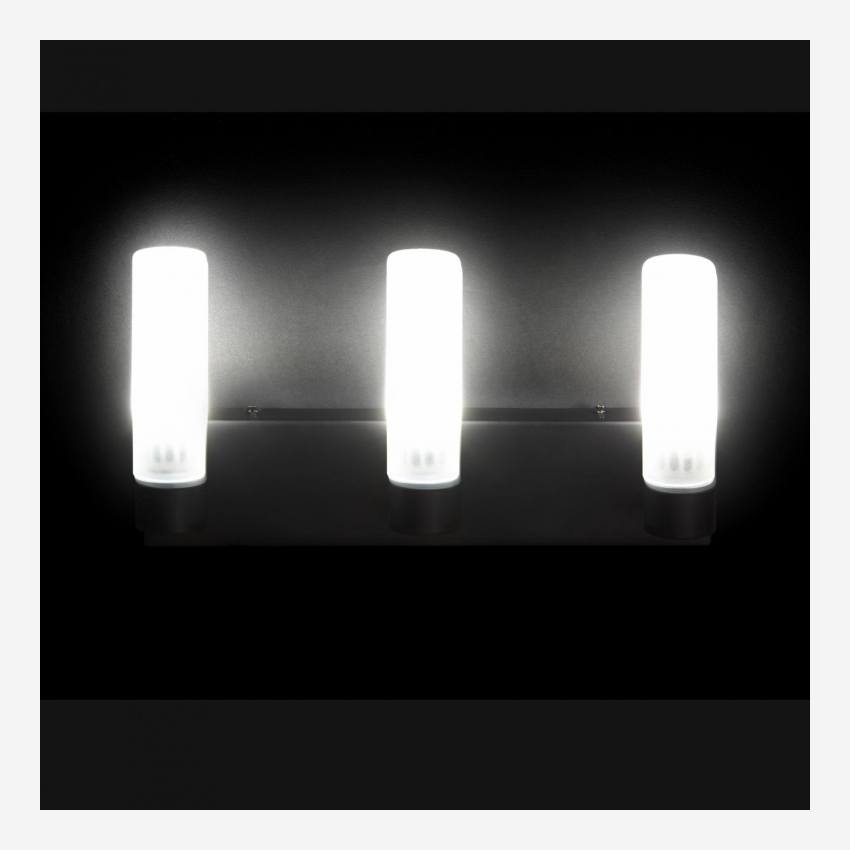 Applique LED norme IP44 matte - 3 lumières