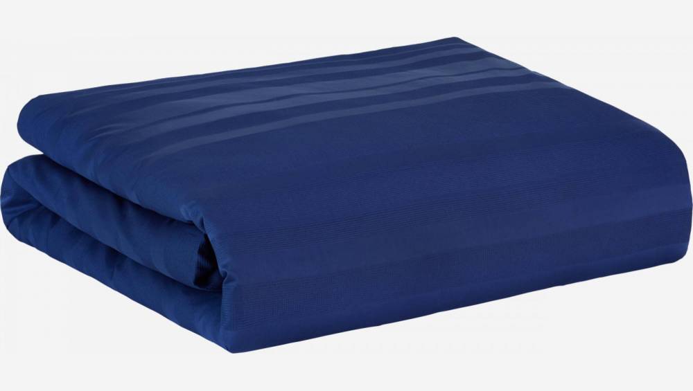 Funda nórdica de algodón - 140x200 cm - Azul marino