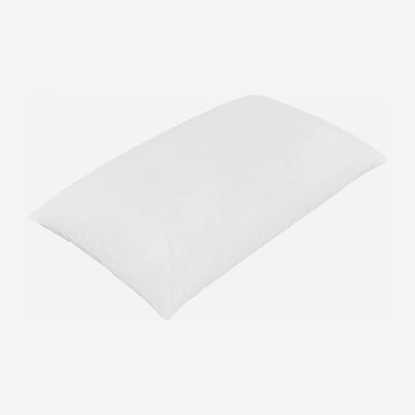 Almofada de penugem de pato 50x80cm - Branco