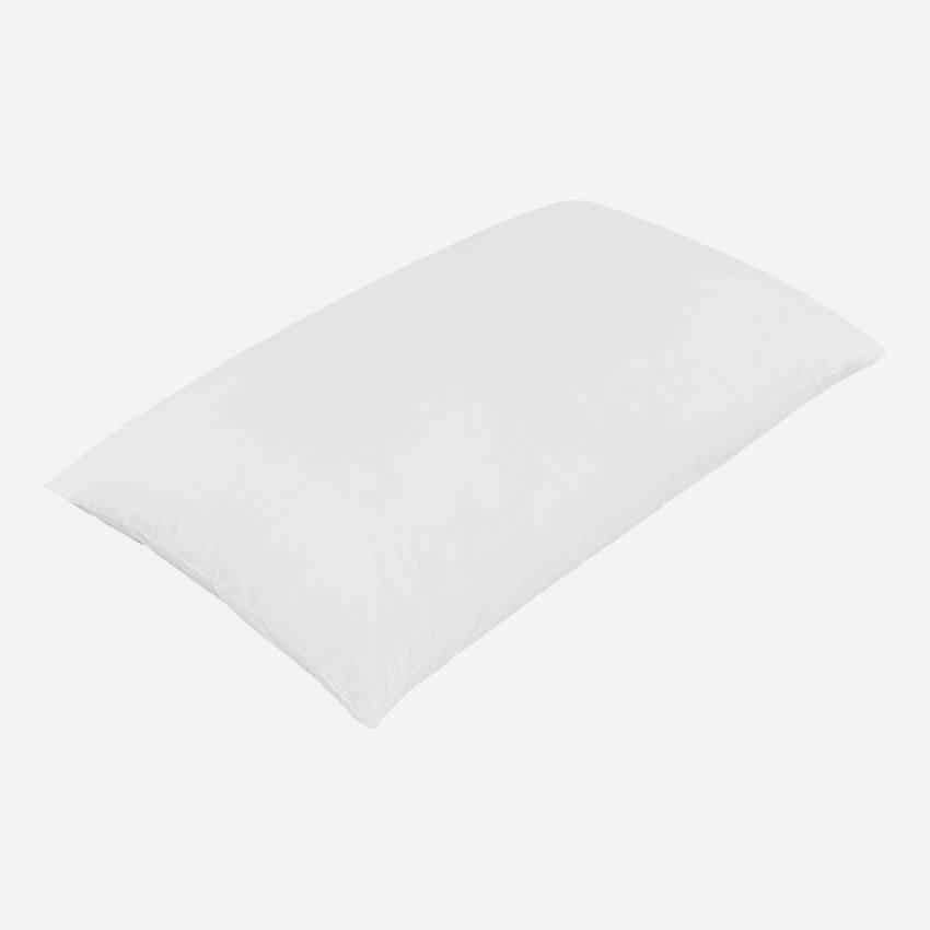 Almofada de penugem de pato 50x80cm - Branco