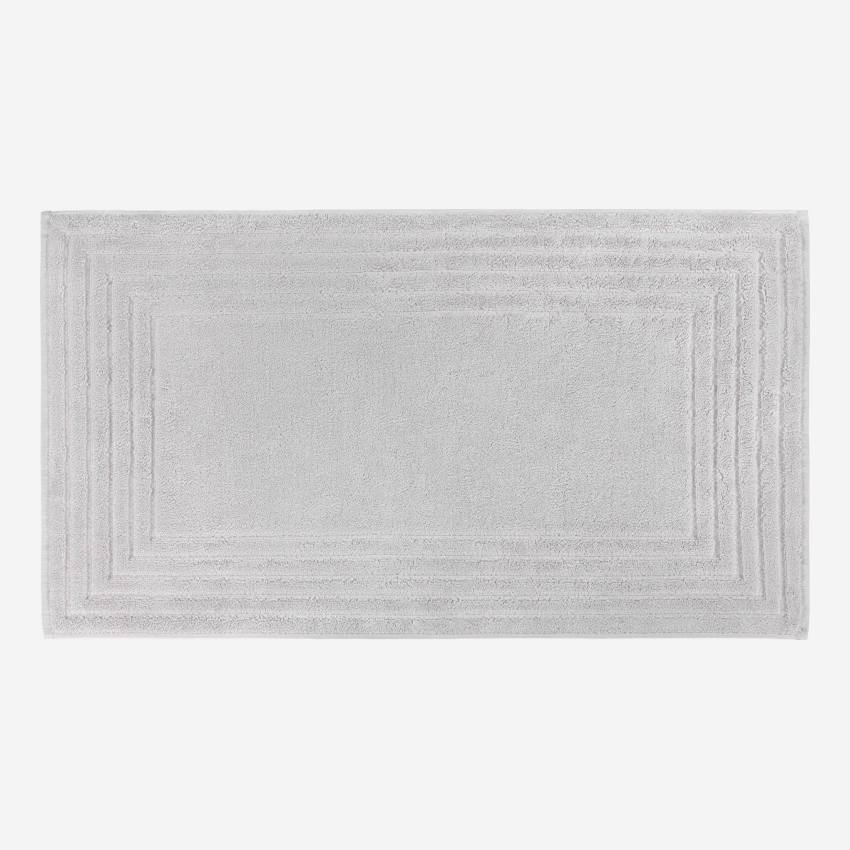 Alfombra de baño 50 x85 cm gris claro